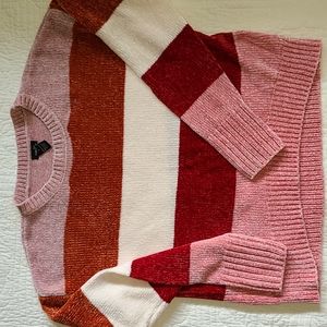 Rue21 Sweater, Large, colors cream, dusty Pink